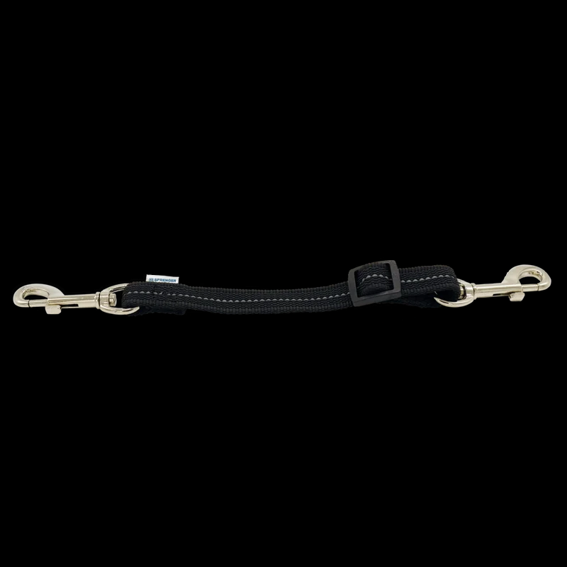 Black Nylon Safety Clip for Prong Collar Backup Attachment
