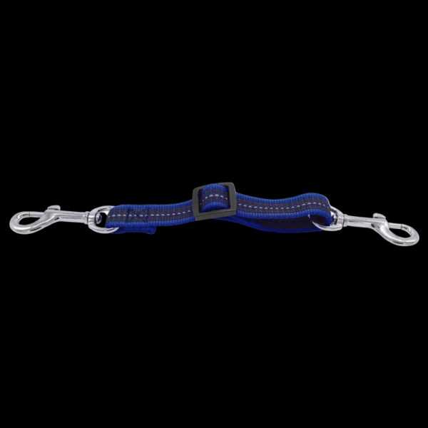 Blue Nylon Safety Clip for Prong Collar Backup Attachment