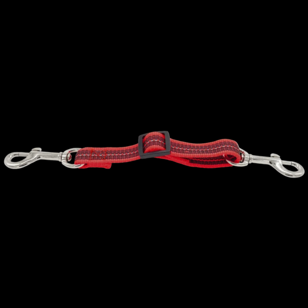 Red Nylon Safety Clip for Prong Collar Backup Attachment