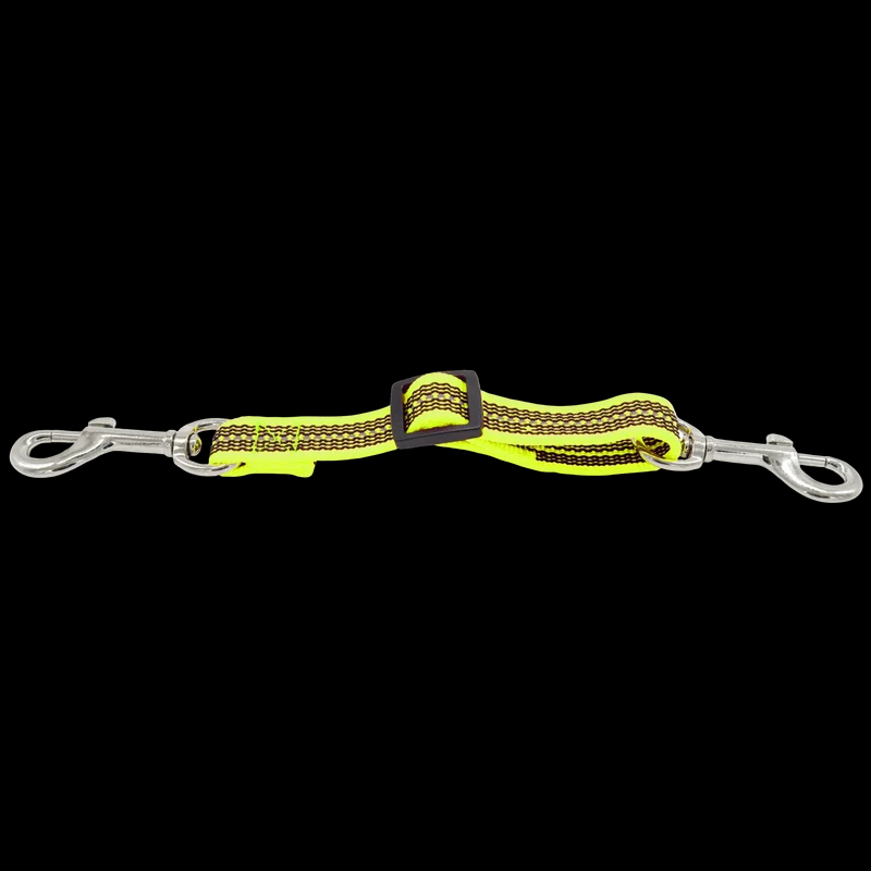 Yellow Nylon Safety Clip for Prong Collar Backup Attachment